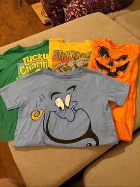 Mix It Kids Graphic Tee Lot - Blue, Green, Yellow, Orange